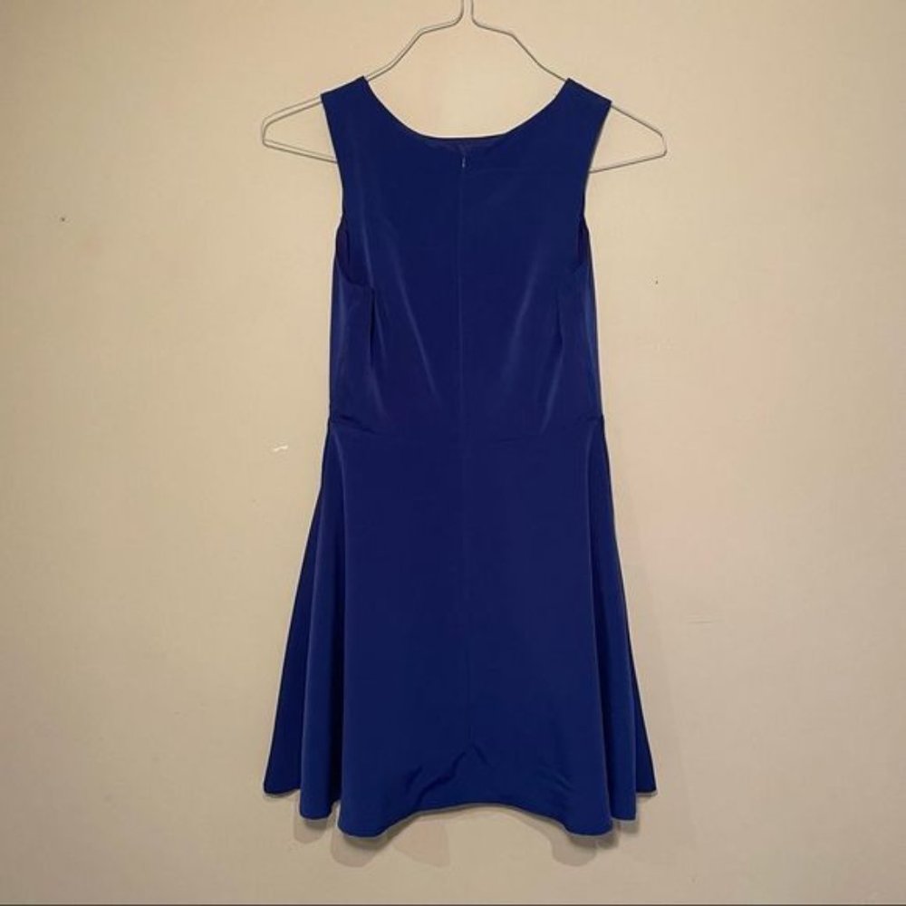 Forever 21 Fit?and Flare Dress with Cutout Size Small Blue - Picture 4 of 7